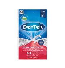 DenTek Комплексне очищення флос-зубочистки, 75 шт.