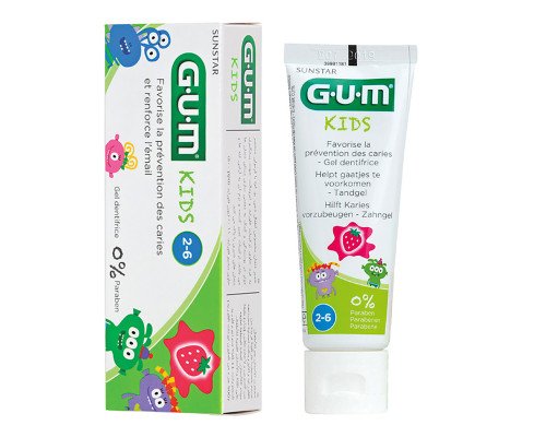 GUM KIDS Зубна паста-гель для дітей віком від 2 до 6 років, 50 мл