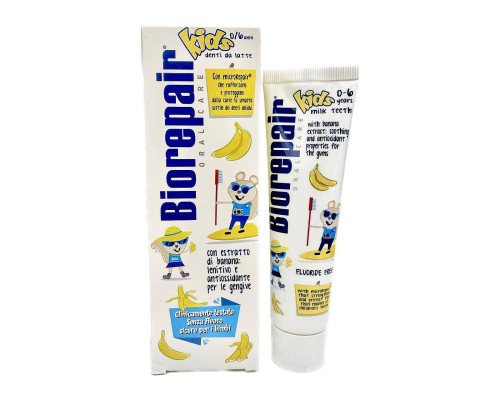 BioRepair Kids Banana Зубна паста для дітей 0 - 6 років, 50мл BioRepair Kids Banana Зубна паста для дітей 0 - 6 років, 50мл