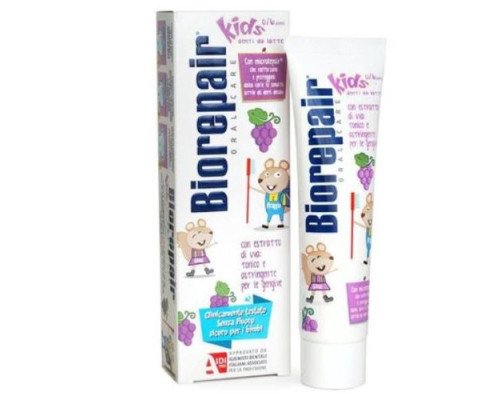 BioRepair Kids Grape Зубна паста для дітей 0 - 6 років зі смаком винограду, 50мл BioRepair Kids Grape Зубна паста для дітей 0 - 6 років зі смаком винограду, 50мл