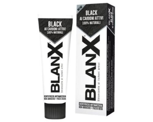 BLANX Black зубна паста з активованим вугіллям 75мл BLANX Black зубна паста з активованим вугіллям 75мл