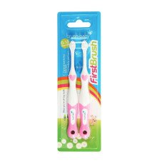 Brush-Baby FirstBrus Double Pack Pink (0-18 міс)