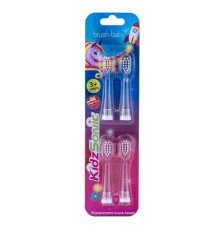 Brush-Baby KidzSonic Змінні насадки (3+ років), 4 шт