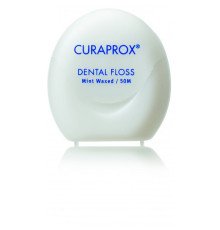 Curaprox Нитка міжзубна вощена з ароматом м'яти, 50м
