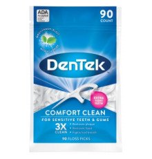 DenTek Комфортне очищення флос-зубочистки, 90 шт
