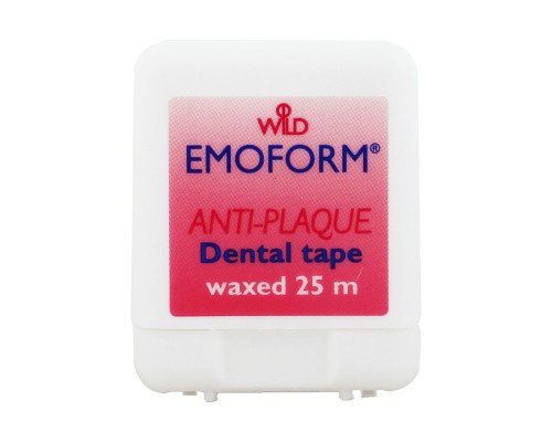 EMOFORM Dental-tape Зубна стрічка вощена, 25 м EMOFORM Dental-tape Зубна стрічка вощена, 25 м