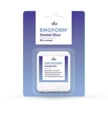 EMOFORM Dental-floss Зубна нитка вощена з фтором, 50 м