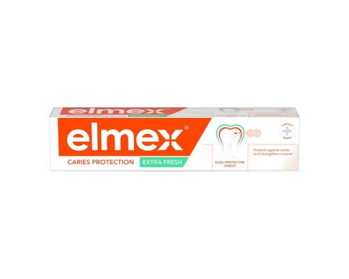 Elmex Caries Protection Extra Fresh Зубна паста, 75мл Elmex Caries Protection Extra Fresh Зубна паста, 75мл