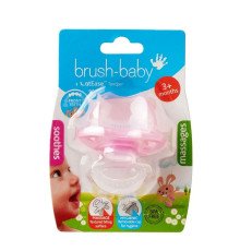 Brush-Baby FrontEase Pink Гризунець для передніх зубів (3+ міс)