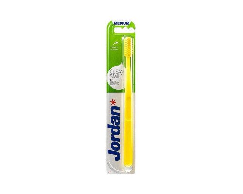 Jordan Clean Smile Зубна щітка середньої жорсткості Jordan Clean Smile Зубна щітка середньої жорсткості