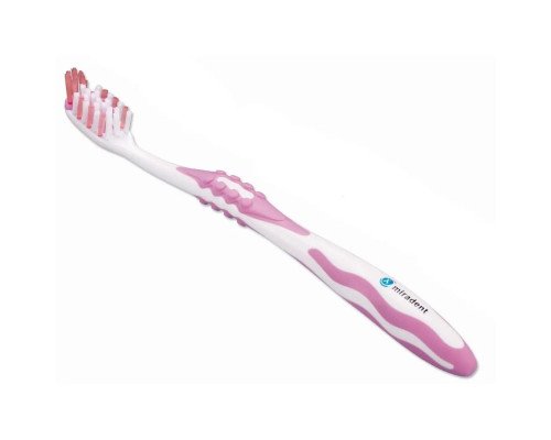 Miradent Carebrush white/pink зубна щітка відбілююча середня (рожева) Miradent Carebrush white/pink зубна щітка відбілююча середня (рожева)