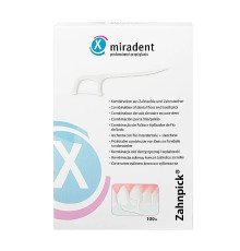 Miradent Toothpick флос - зубочистка 100шт