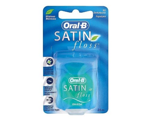 Oral-B Satin floss Зубна нитка 25м Oral-B Satin floss Зубна нитка 25м