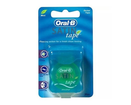 Oral-B Satin Floss Зубна стрічка 25м Oral-B Satin Floss Зубна стрічка 25м