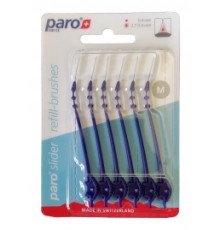 paro slider Змінні міжзубні щітки, розмір M, 6 шт