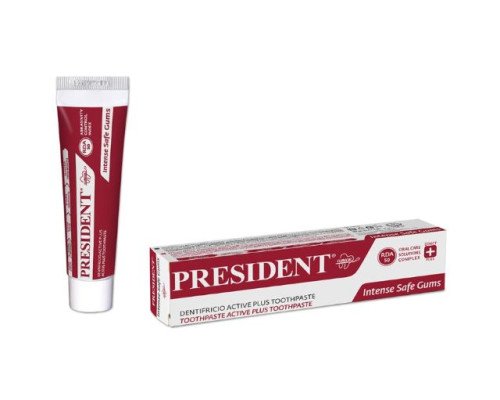 President Active Plus Зубна паста, 30мл President Active Plus Зубна паста, 30мл