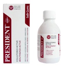 President Active Safe Gums Ополіскувач ротової порожнини, 200мл