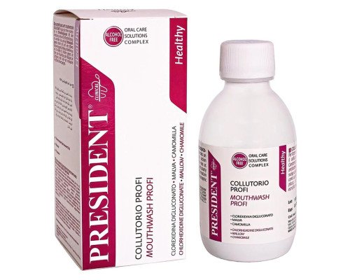 President Profi Ополіскувач з хлоргексидином, 200 мл President Profi Ополіскувач з хлоргексидином, 200 мл