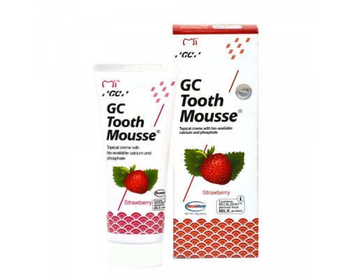 GC Tooth Mousse гель-крем для зубів Полуниця, 35 мл GC Tooth Mousse гель-крем для зубів Полуниця, 35 мл
