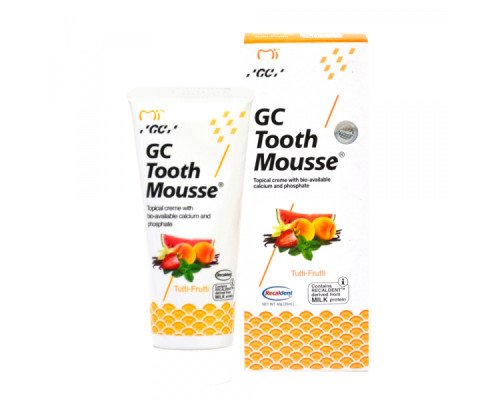 GC Tooth Mousse гель-крем для зубів Тутті-Фрутті, 35 мл GC Tooth Mousse гель-крем для зубів Тутті-Фрутті, 35 мл