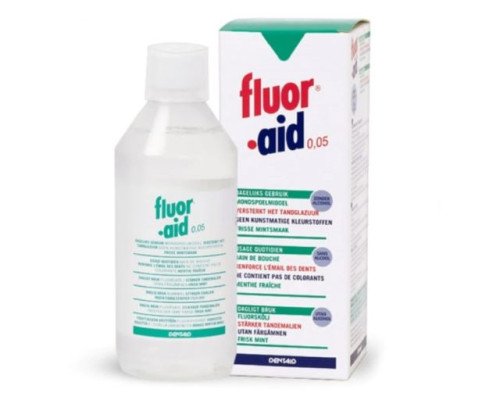 FLUOR-AID 0.05% ополіскувач з ксилітолом, 500 мл FLUOR-AID 0.05% ополіскувач з ксилітолом, 500 мл