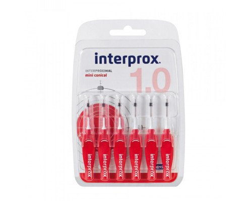 INTERPROX plus 4G mini conical PHD 1,0мм, 6шт INTERPROX plus 4G mini conical PHD 1,0мм, 6шт