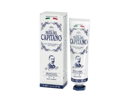 Pasta Del Capitano 1905 Premium Whitening Зубна паста Відбілююча, 75 мл
