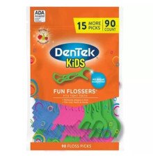 DenTek Дитячі флоси з тримачем 90 шт
