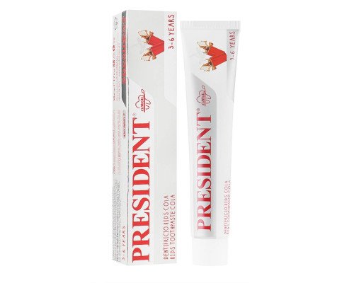 President KIDS Зубна паста COLA 3-6 років, 50 мл President KIDS Зубна паста COLA 3-6 років, 50 мл