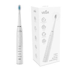 Vega VT-600 W Електрична звукова зубна щітка (біла)